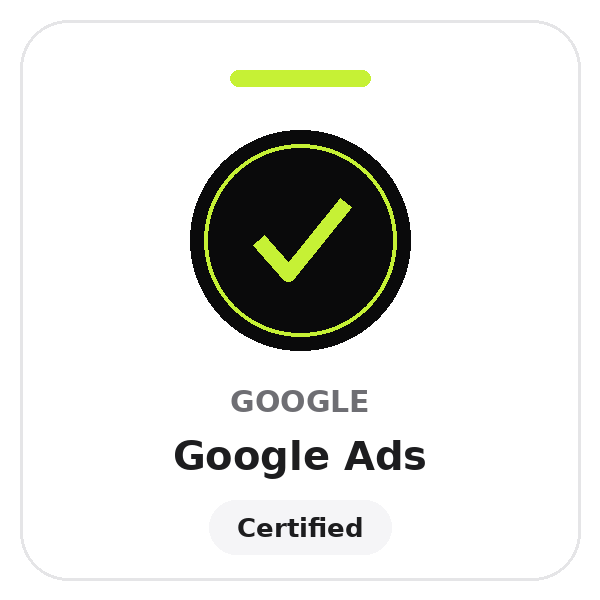 Google Ads certification badge